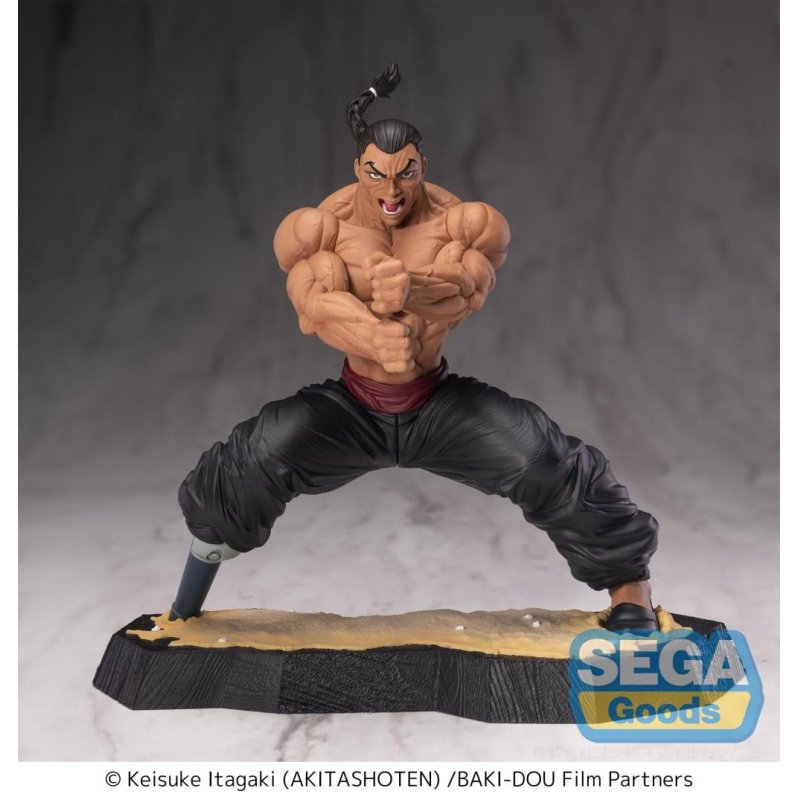 BAKI DOU - Kaioh Retsu - Figurine Luminasta 15cm