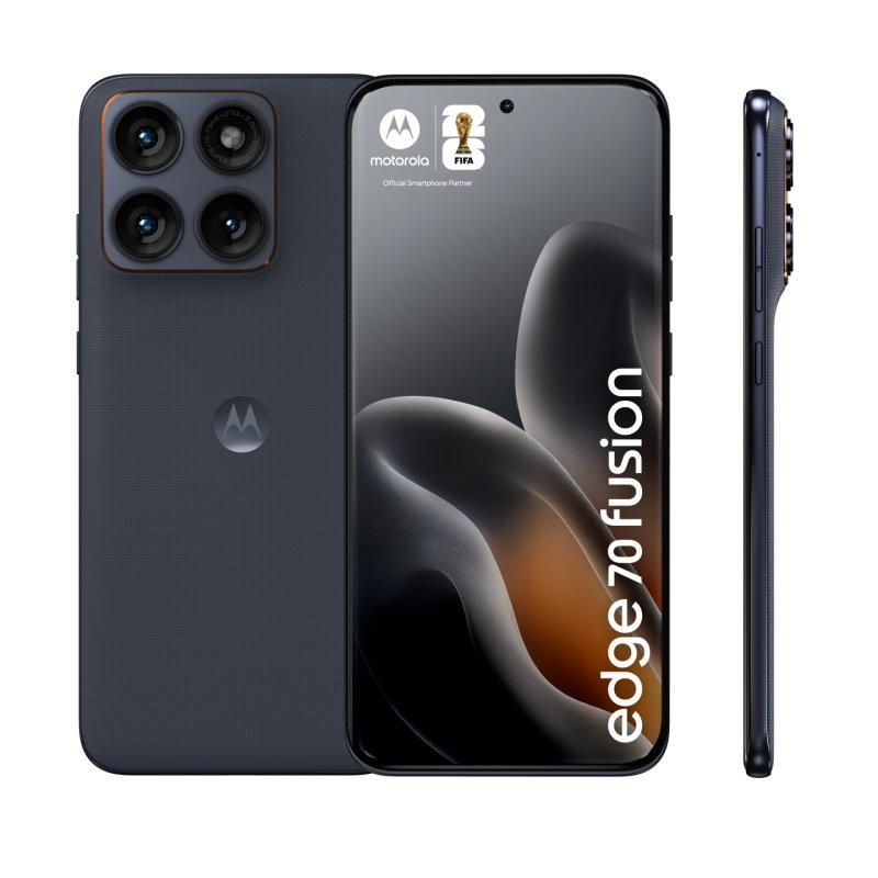 Motorola edge 70 fusion 17,2 cm (6.78") Double SIM Android 16.0 5G USB Type-C 12 Go 256 Go 7000 mAh Noir