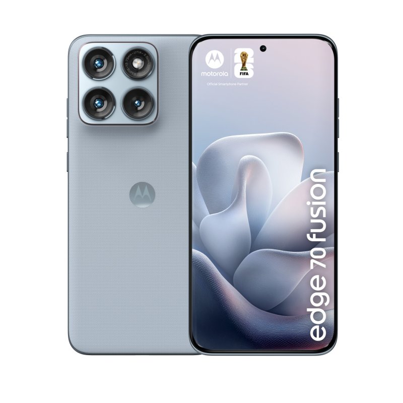 Motorola edge 70 fusion 17,2 cm (6.78") Double SIM Android 16.0 5G USB Type-C 12 Go 256 Go 7000 mAh Bleu clair