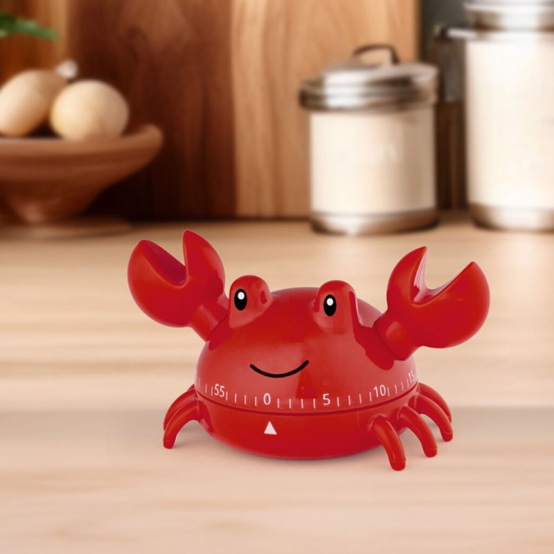 Kikkerland - Crab Kitchen Timer - 2.25 x 2.5 x 4.25