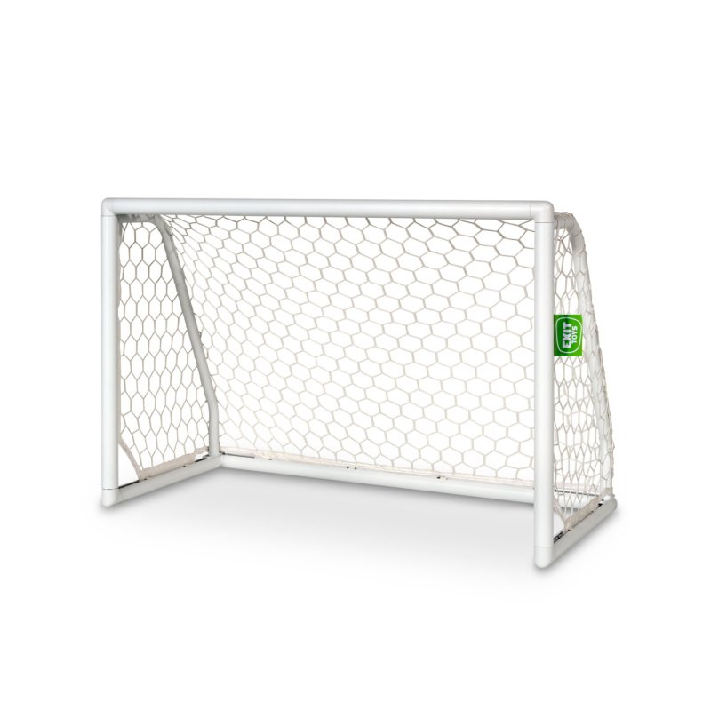 EXIT - Scala aluminium football goal 120x80cm - white (42.12.08.20)
