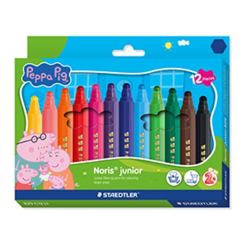 Staedtler – Peppa Pig Pens – 12 pcs Assorted (329 C12 L1)