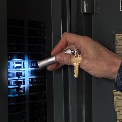 Kikkerland - Rechargeable Mini Flashlight - 3.5 inches x 0.75 inches