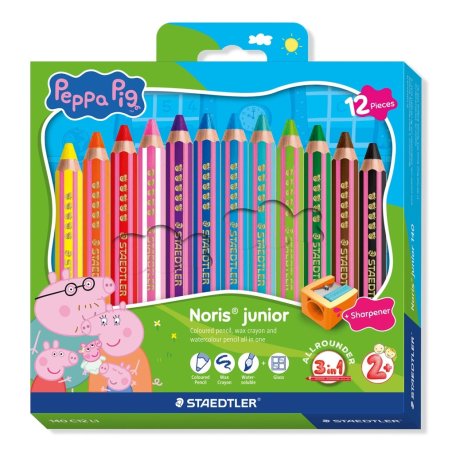 Staedtler – Peppa Pig Colouring Pencils – 12 pcs Assorted (140 C12 L1)