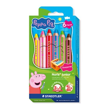 Staedtler – Peppa Pig Colouring Pencils – 6 pcs ass (140 C6 L1)