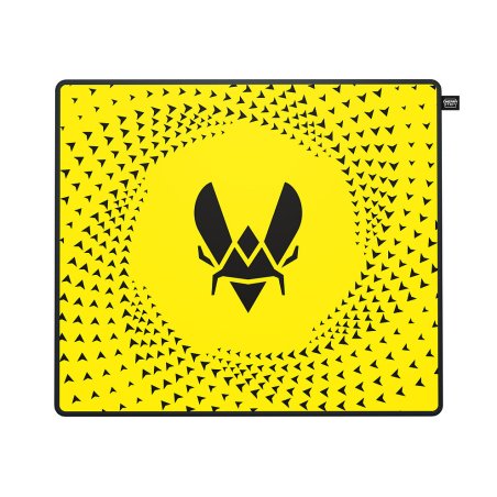 CHERRY XTRFY GP5 Vitality Yellow Gaming mouse pad Black, Yellow