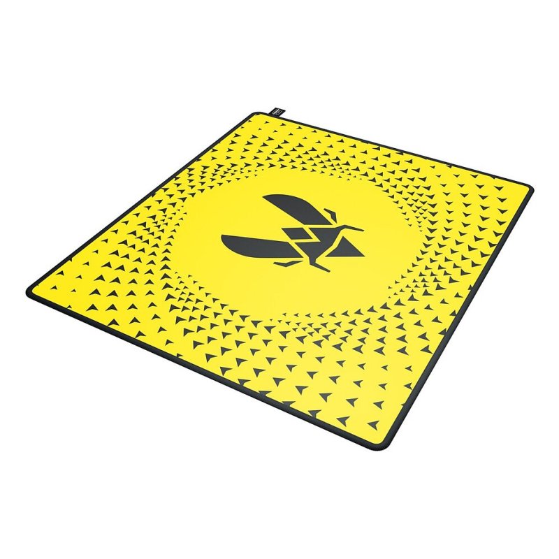 CHERRY XTRFY GP5 Vitality Yellow Tapis de souris de jeu Noir, Jaune