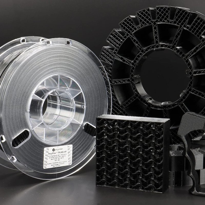 TPU-95A 1,75mm HIGH SPEED BLACK 1kg