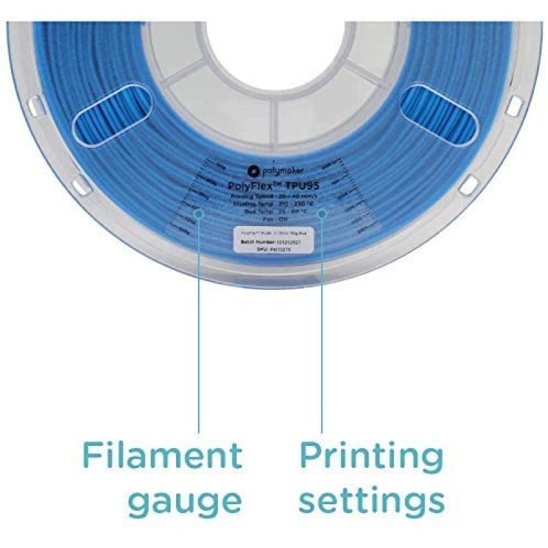 TPU-95A 1,75mm RED 0,75kg