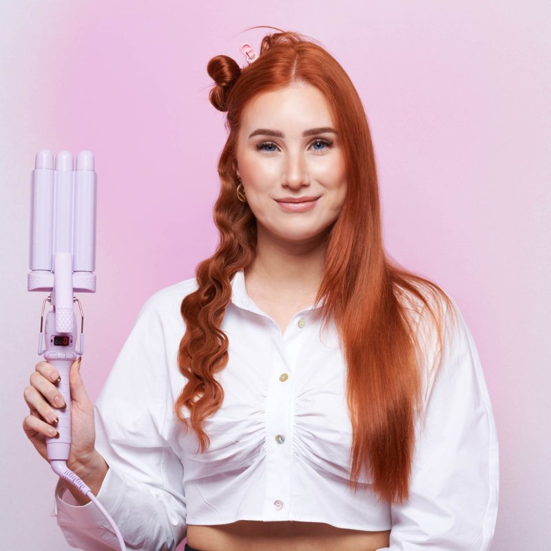 Mermade Hair Cutie Curling iron Warm Lilac 2.5 m