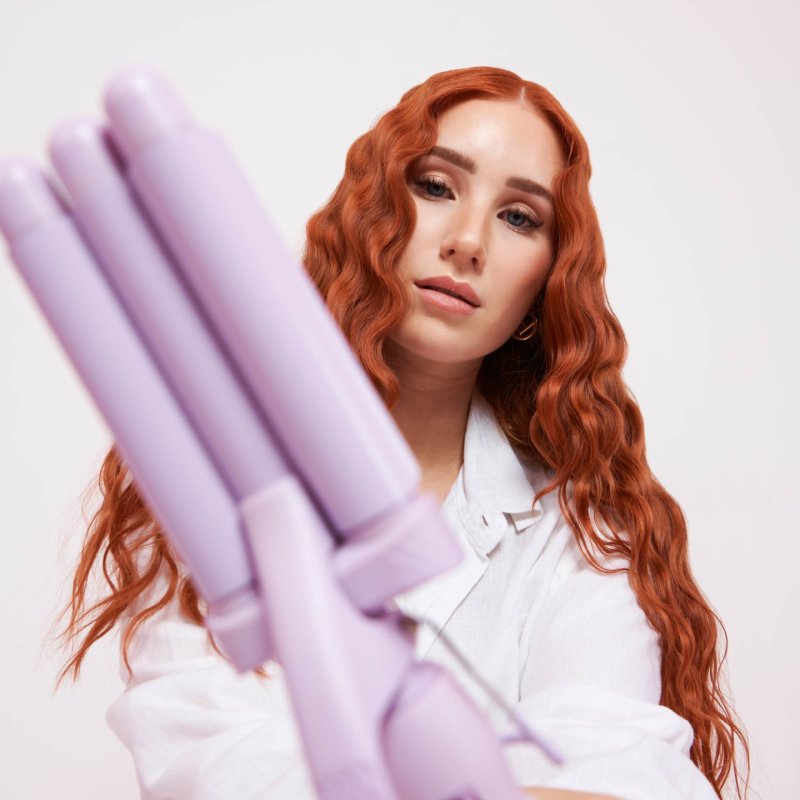 Mermade Hair Cutie Curling iron Warm Lilac 2.5 m