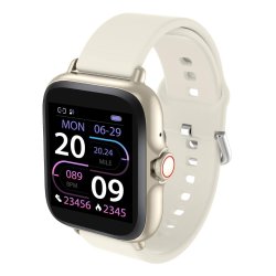 Denver SWC-156BEMK2 smartwatch / sport watch 3.66 cm (1.44") TFT 128 x 128 pixels Touchscreen Beige