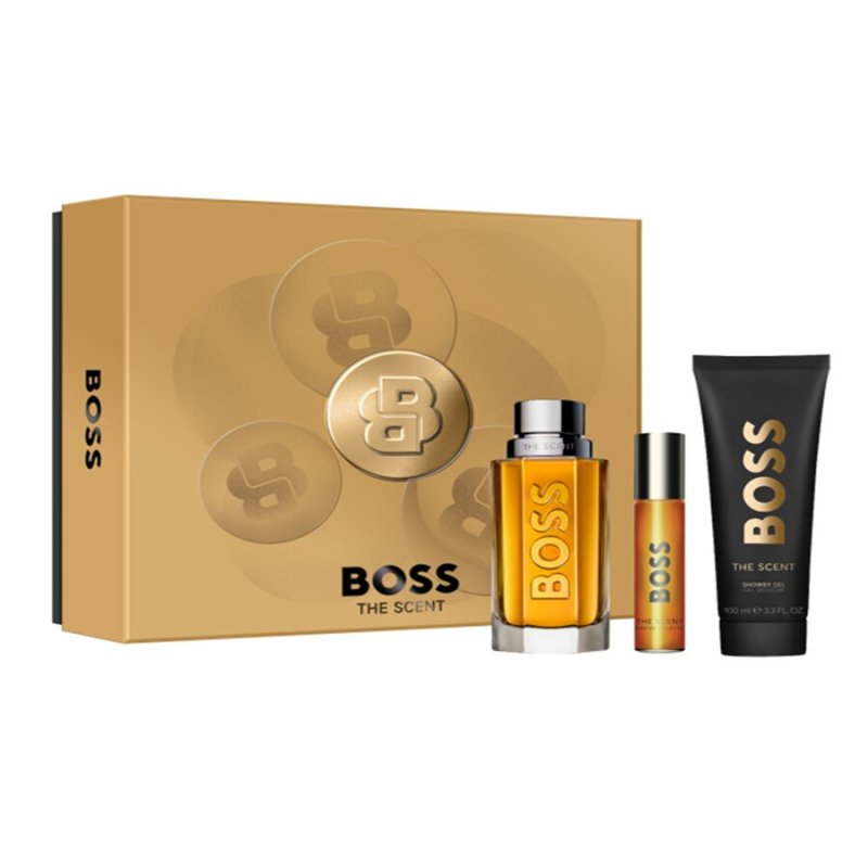 Hugo Boss - The Scent EDT 100 ml EDT 10 ml Showergel 100 ml - Giftset
