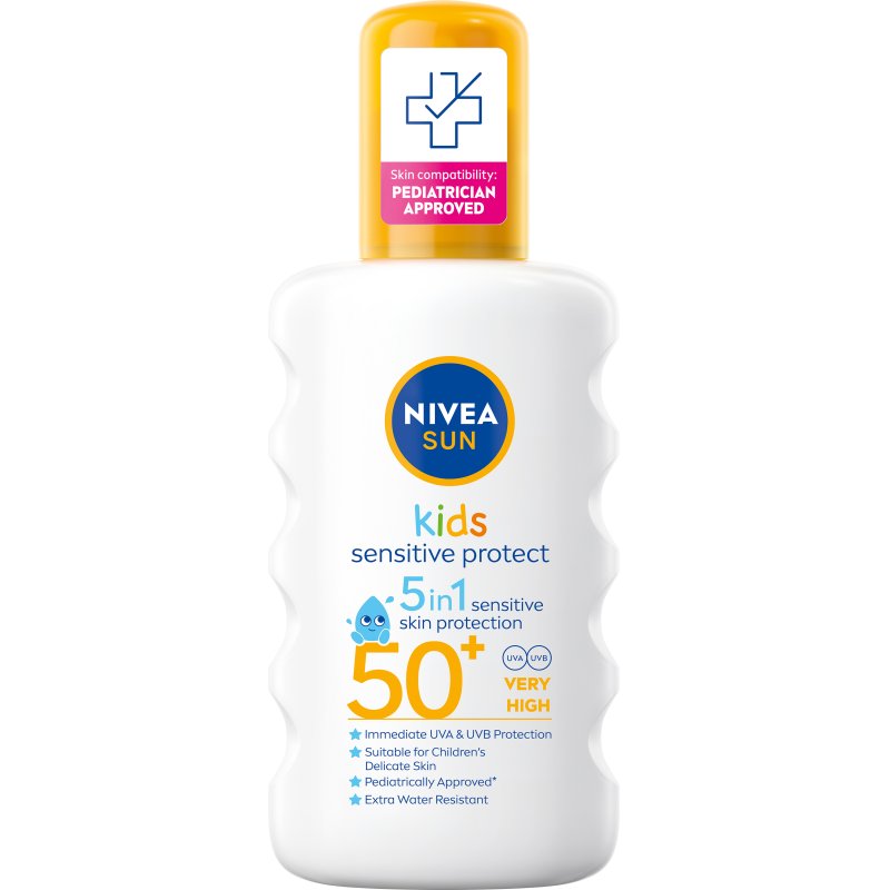 Nivea - Kids Sensitive Sun Spray SPF 50 - 200ml