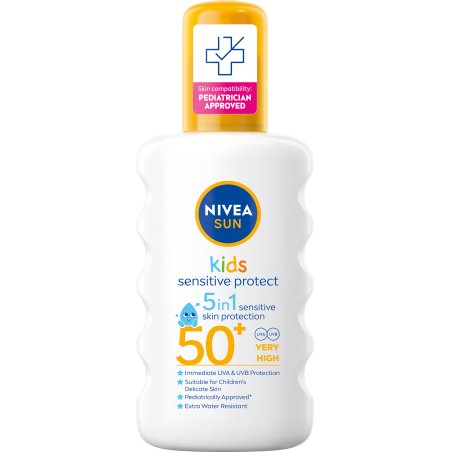 Nivea - Kids Sensitive Sun Spray SPF 50 - 200ml