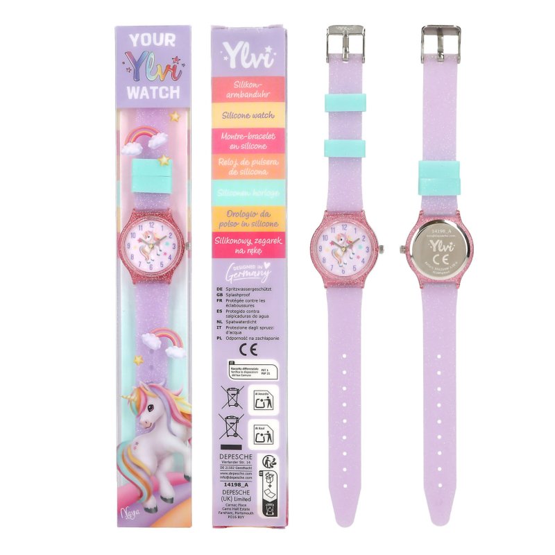 Ylvi - Silicone Watch - Perfectly proportioned for smaller wrists, with an adjustable strap