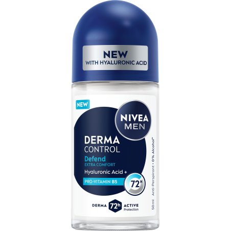 Nivea - Derma Control Defend Male Roll-on - 50 ml
