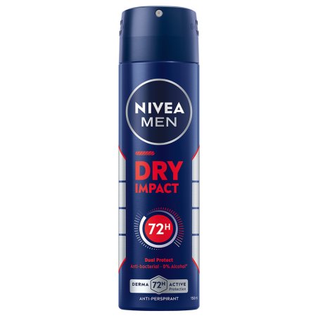 Nivea - Dry Impact Male Spray - 150 ml