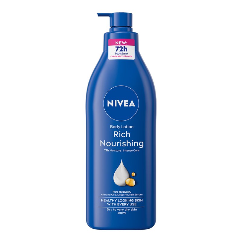 Nivea - Nourishing Hydration Body Milk w. Pump - 400 ml
