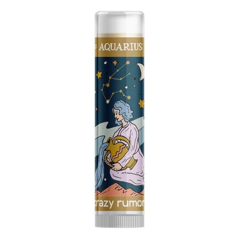 Crazy Rumors Zodiac Lip Balm Air Blend Aquarius 4.4ml