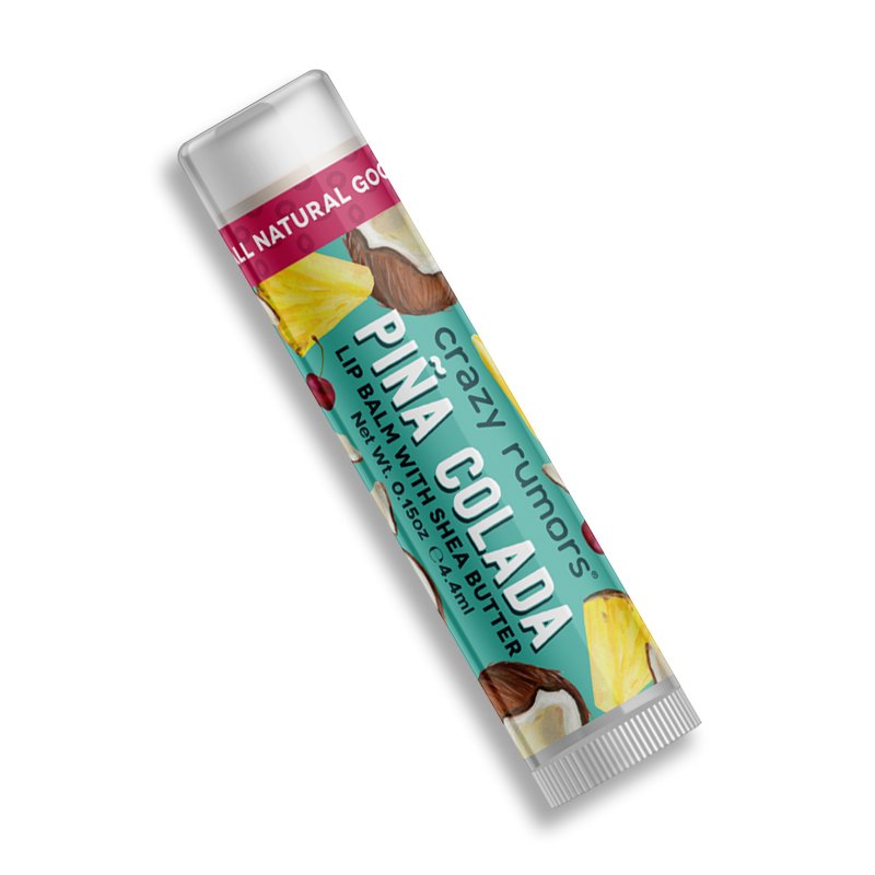 Crazy Rumors Piña Colada Shea Butter Soothing Lip Balm Stick for Dry Lips 4g