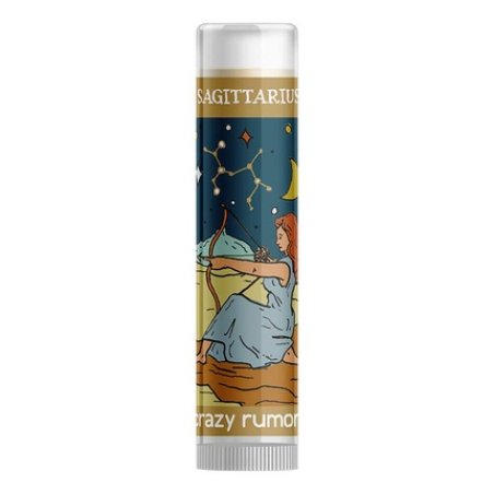 Crazy Rumors Zodiac Lip Balm Fire Blend Sagittarius 4.4ml