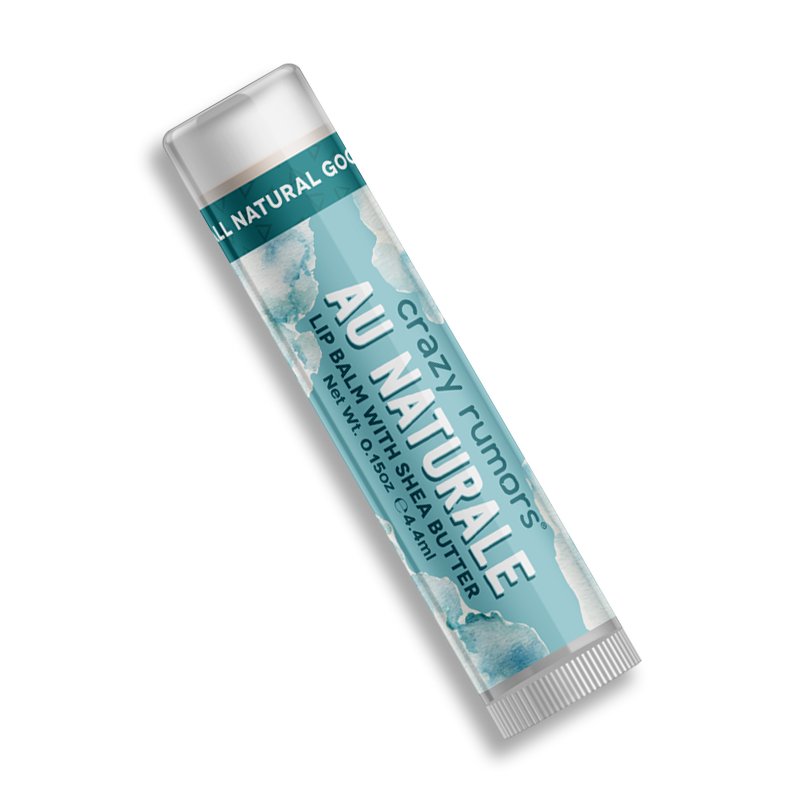 Crazy Rumors Au Naturale Flavor Free Soothing Lip Balm Stick for Dry Lips