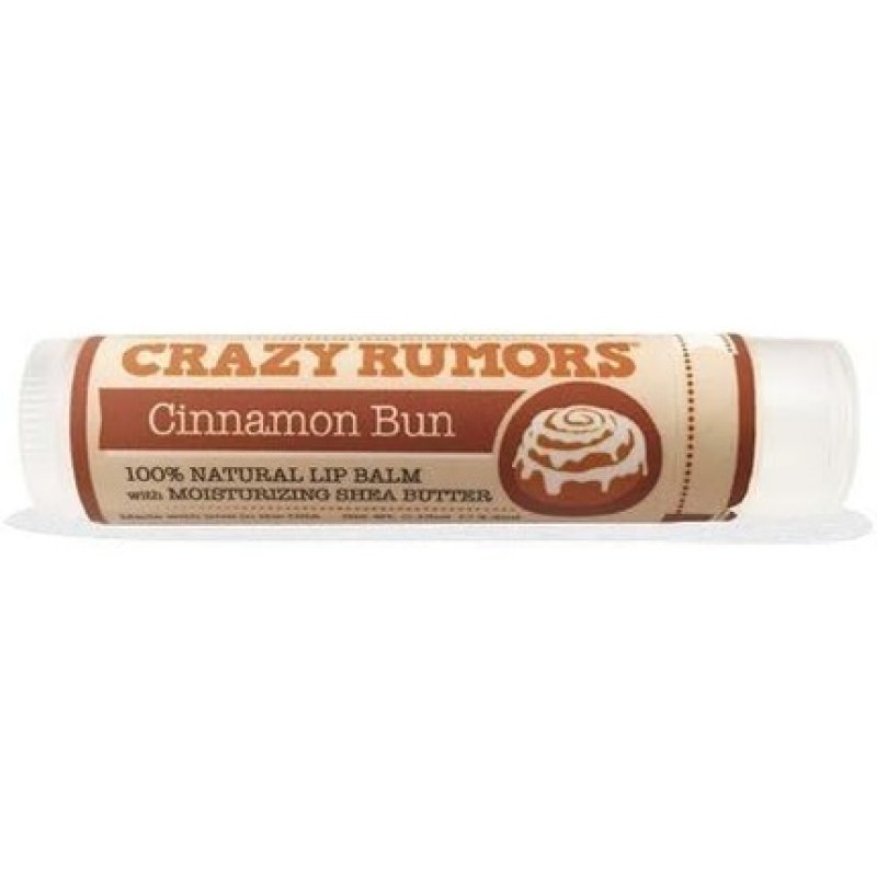 Crazy Rumors Cinnamon Bun Shea Butter Lip Balm Stick for Dry Lips 100
