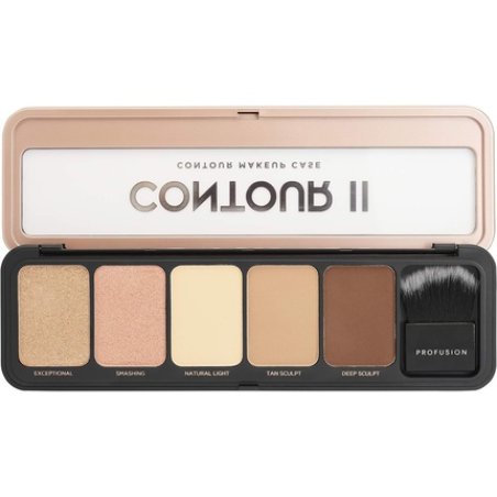 Profusion Cosmetics Pro Makeup Case Contour II Medium Dark