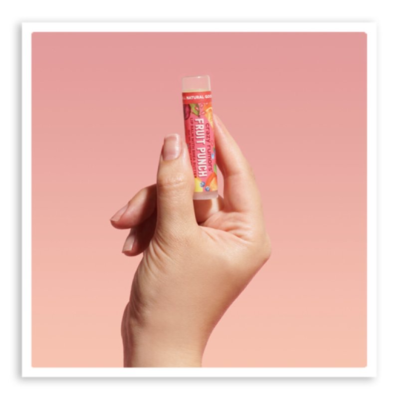 Crazy Rumors Fruit Punch baume pour les lèvres Beaume pour les lèvres Unisexe 4,25 g