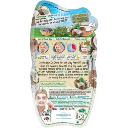 7th Heaven Coconut and Clay Easy Peel-Off Face Mask to Hydrate and Nourish Skin