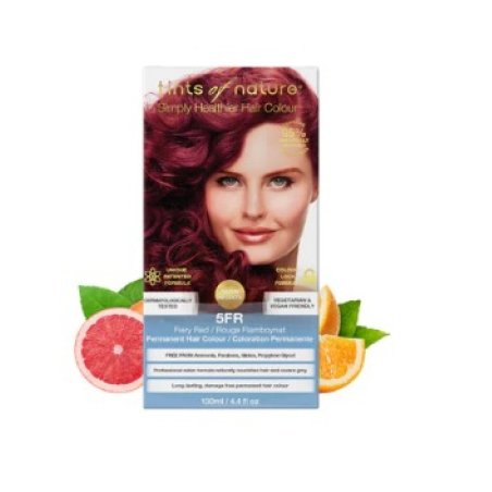 Tints Of Nature 5Fr Fiery Red Permanent Hair Dye, Single