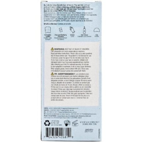 Tints of Nature Bold Blue Semi-Permanent Hair Dye Ammonia-Free and Damage-Free Colouring 70ml