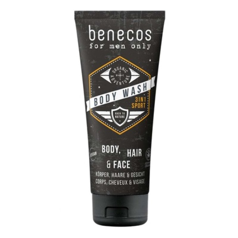 Benecos For Men Only 3in1 Sport Body Wash 200ml