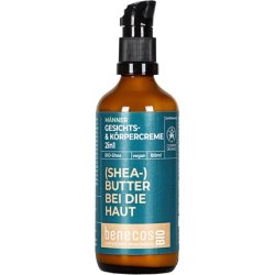 Benecosbio Face and Body Cream 2-in-1 Organic Shea Butter