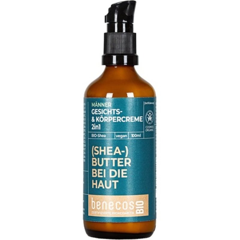 Benecosbio Face and Body Cream 2-in-1 Organic Shea Butter