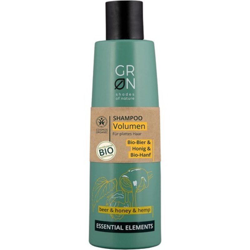 Grn Shades of Nature Biohemp Volume Shampoo with Biobeer - Green Honey