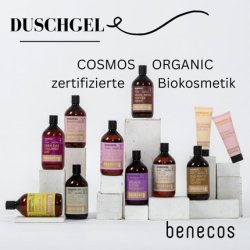 Benecosbio 2-in-1 Organic Mint Shower Gel for Skin & Hair