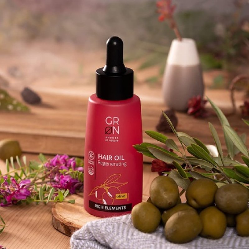 Grn - Shades Of Nature Rich Elements Hair Oil Olive