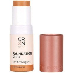 GRN Biokosmetik Foundation Stick Dark Hazelnut 6g - Vegan and Talc-Free