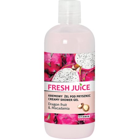 Fresh Juice Shower Cream-Gel Dragon Fruit And Macadamia 500ml