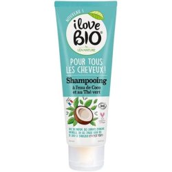 So'bio Etic Shampoo for All Hair Types Coconut Water & Green Tea 250ml