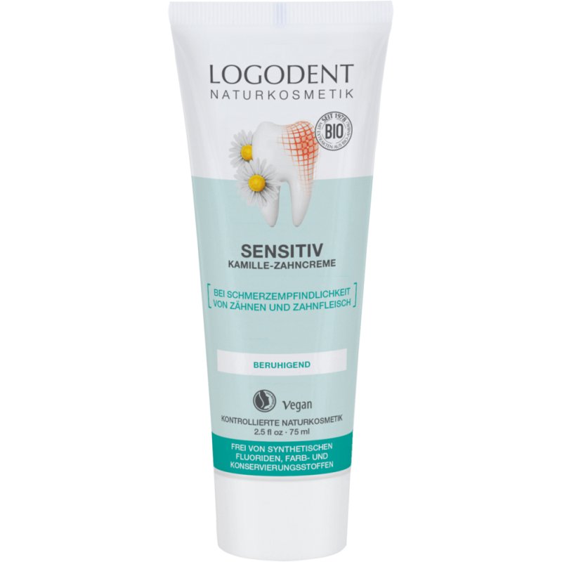 Logodent Natural Cosmetics Sensitive Chamomile Toothpaste with Minerals