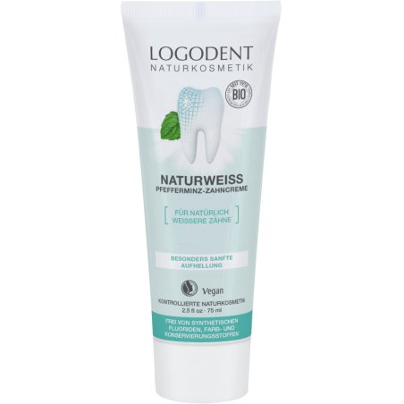 Logodent Natural White Peppermint Toothpaste