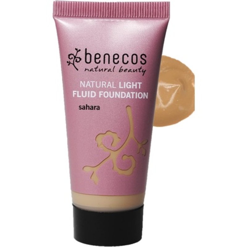 Benecos Natural Cosmetics Light Fluid Foundation Liquid Light Coverage Vegan 30ml