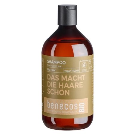 Benecosbio Organic Hemp Shampoo for Normal Hair - Vegan