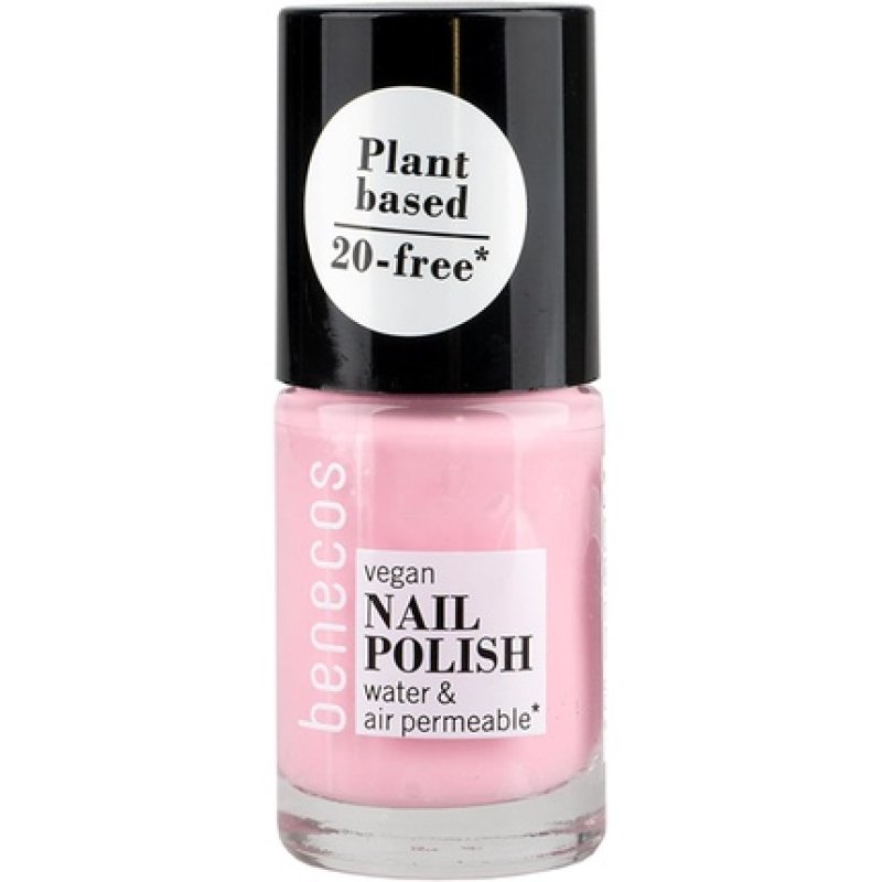Benecos Nail Polish 20 Free Water Permeable 5ml Cotton Candy