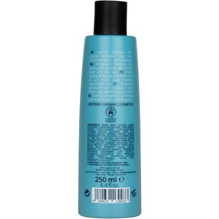 Grn Shades Of Nature [Green] Biocosmetics Shampoo Anti-Fat - Sea Salt