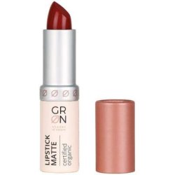 GRN Shades of Nature Biocosmetics Matte Poppy Flower Lipstick 4g
