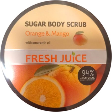 Fresh Juice Sugar Peeling For Body Orange And Mango 225 Ml